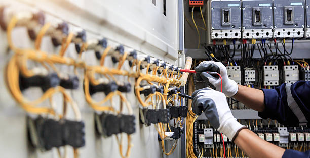 Professional Electrician technician working in Lowell, MA